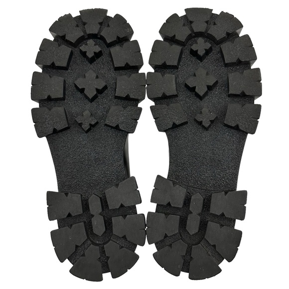 Prada Monolith Platform Lug Sole Black Leather Chelsea Boot  EU 37.5 / US 7.5 - Picture 9 of 11